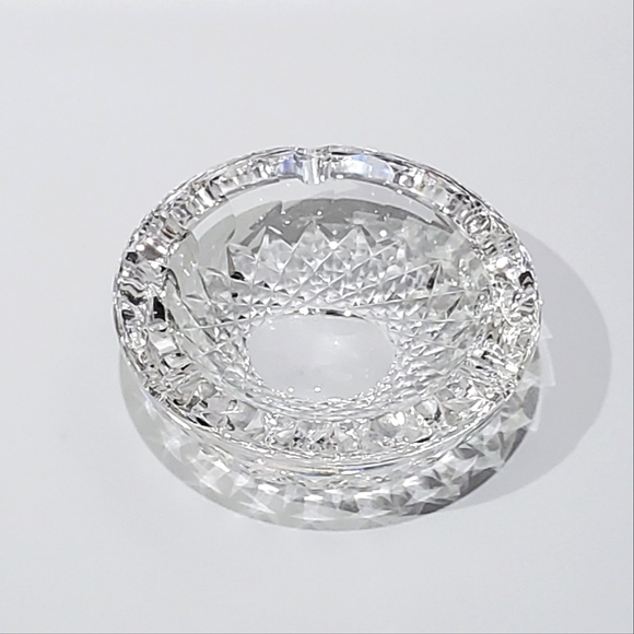 Waterford 5" Crystal Colleen Short Stem Pattern (Hand Cut) Ashtray - Picture 13 of 16